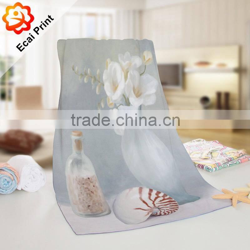 custom made micro fiber custom size colors faleless face towel