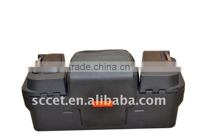 Black ATV Rear Box with Seat,Rear Hard ATV Boxes
