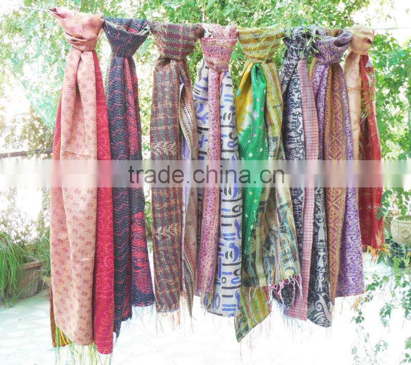 Kantha Stole in Cotton Fabric