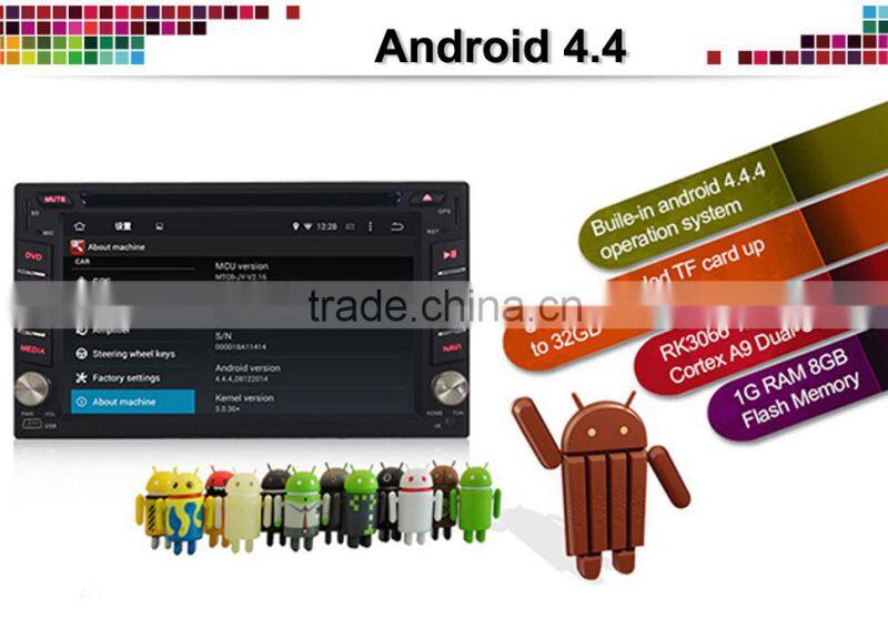 6.2'' gps/ wifi / 3g /aux good quality and hot selling car android radio