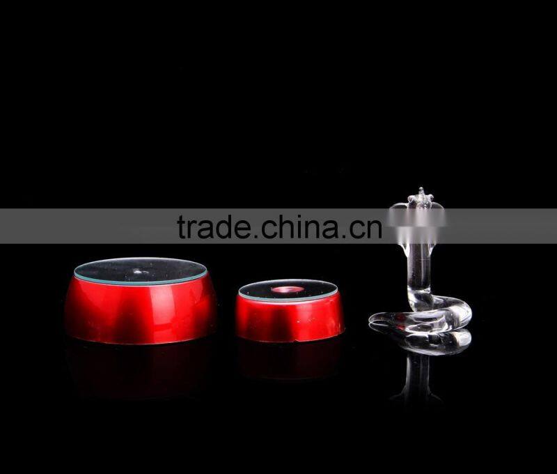 New Custom design snake figurine make glass figurines for home decration