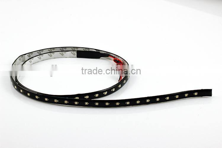 LED 90cm Strip Knight Rider 66 smd Single Green Flashing Led Lights for Cars and Motorcycles