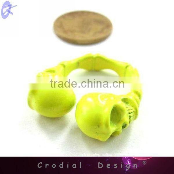 2013 Cheap Wholesale Hot Sale Red Skull Design Skull Tat Ring For Women Fashion Rings