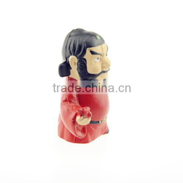 High quality PU foam Chinese custom action figure