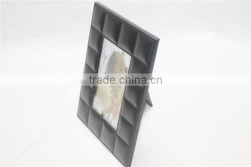 2015 Hot sell luxury high quality square leather family tree photo frame