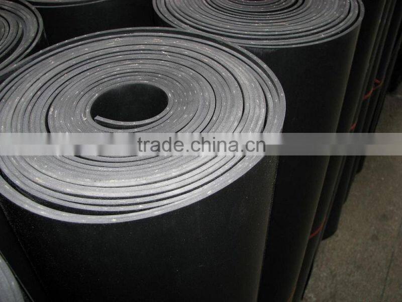 Low-cost recycled rubber sheet/ slab