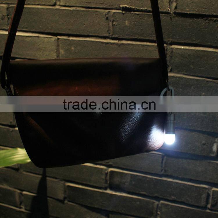 LED Powerful Waterproof Mini Keychain Light with Climbing Hook