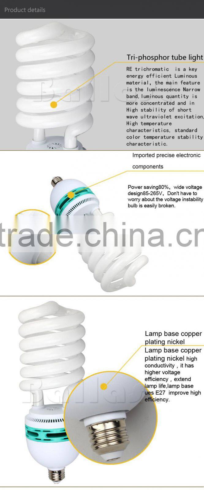 Half spiral 85w 50*70cm soft box triphosphor