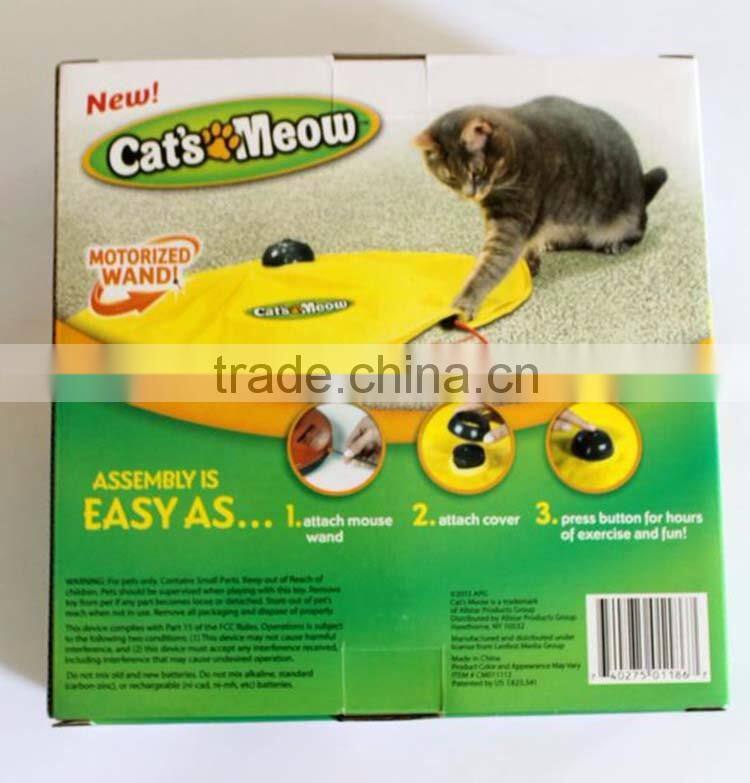 Popular Automatic Cat Training Toys Undercover Mouse Cat's Meow cat toy katzenspielzeug E001