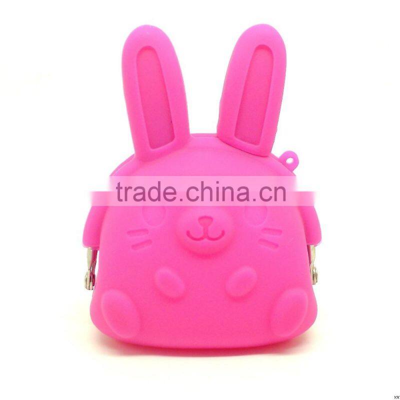 Wholesale high quality cute silicone coin bag