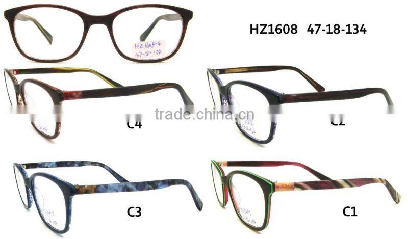 Wholesale new style fashion thinner acetate italian optical glasses