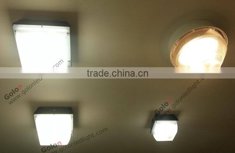 DLC LED canopy light 75W retrofit round LED gas station light UL approval,5 years warranty retrofit led canopy light