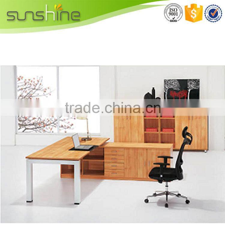 Wholesale Cheap Crazy Selling wooden steel legs executive desk