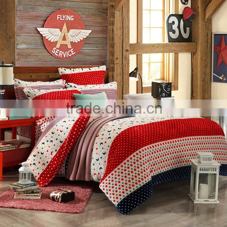 Hot Sale 100% Polyester Microfiber Printed Coral Fleece Blanket,Flannel Blanket