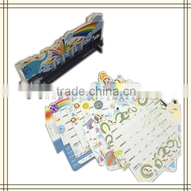 New Design Die-cutting Different Shapes with EVA Unique Funny Desk Calendar