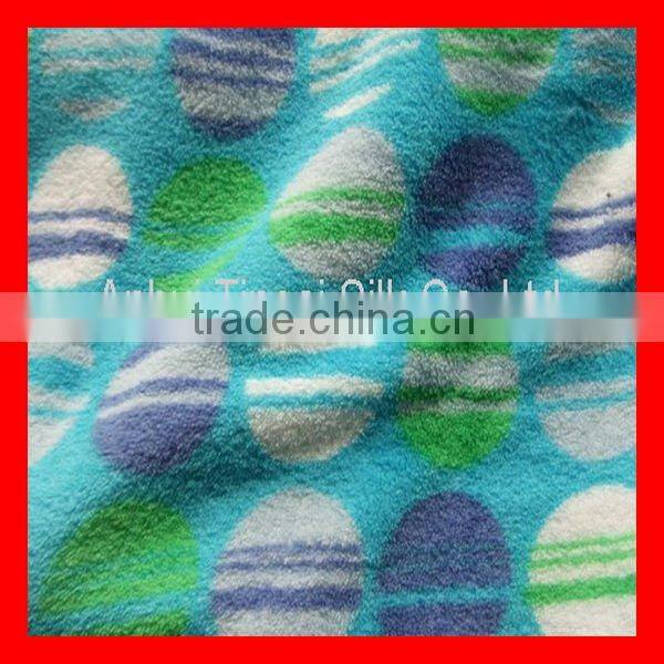 New Design Printed Coral Velvet