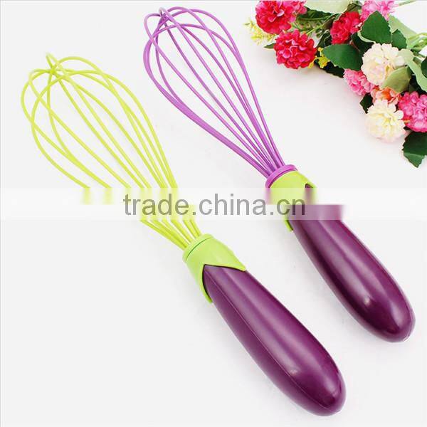 China manufacturer eco-friendly silicone egg whisk