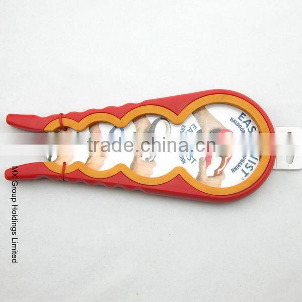 2015 hot sale plastic rubber can opener made in guangdong China,manufacturer of OEM/ODM can opener