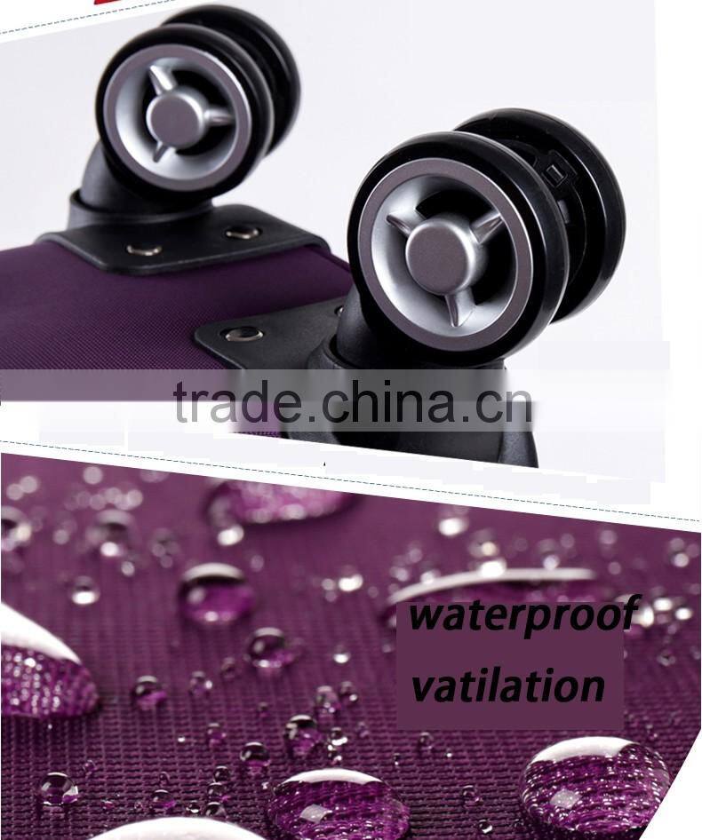 Oxford Fabric Qurable Conjoined Bag Handle Expandable Trolley Luggage Laptop Trolley Bag