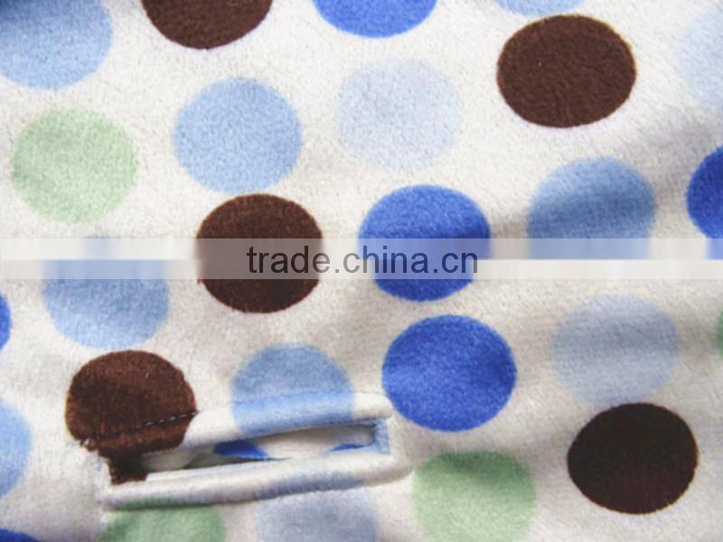 Baby Car Seat Cover Protector Blue Polka Minky Toddler Car Seat Cover