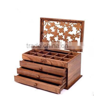 reclaimed classice antique wood jewellery box