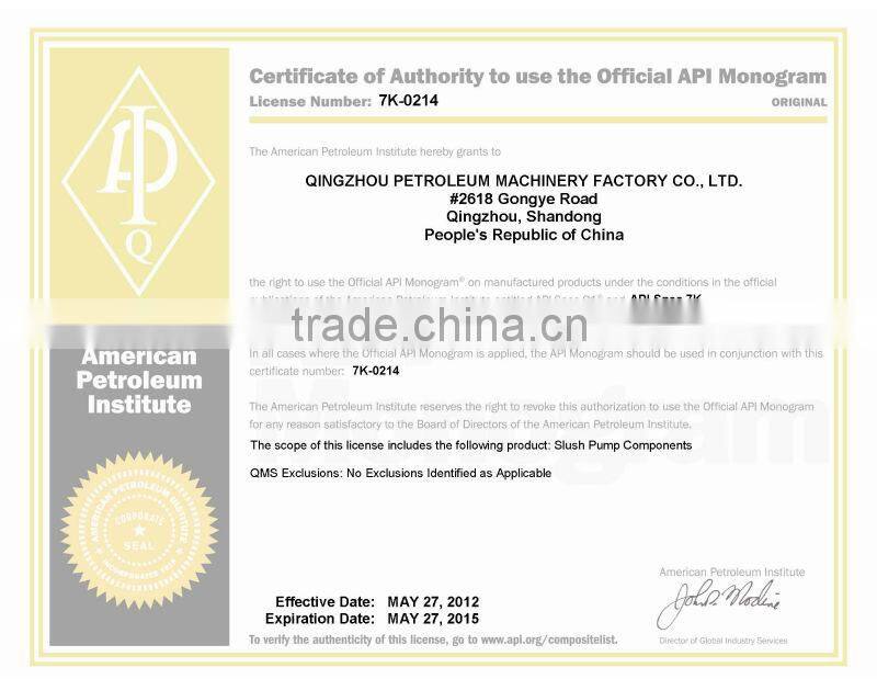 QZ11 mud pump API 7K