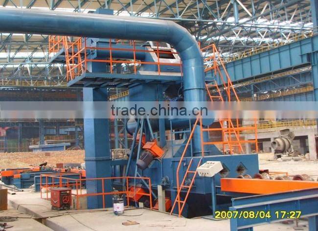 sandblasting machines for steel pipes