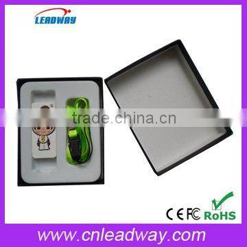 Logo free promotional gift lanyard jewelry lock USB stick