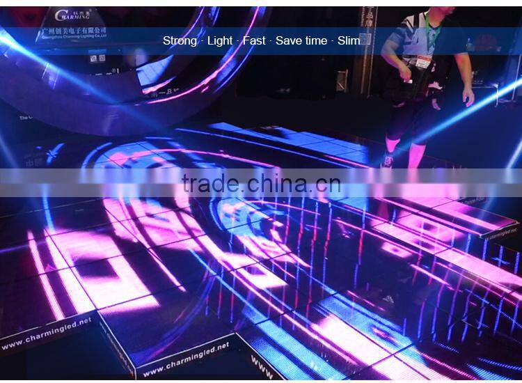 wedding led P7.8 dancing floor tiles dj mat lighting