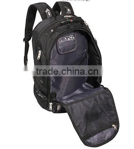 multi-function black backpack bag outdoors