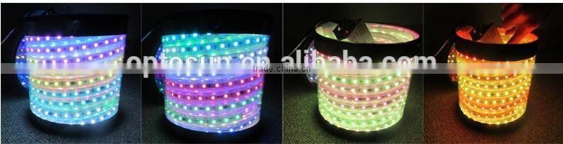Magnetic Rope Lights Color Changing Strip Light DIY Flexible Strip 110-220V IP67