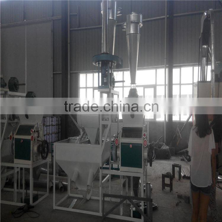 auto feeding corn flour mill