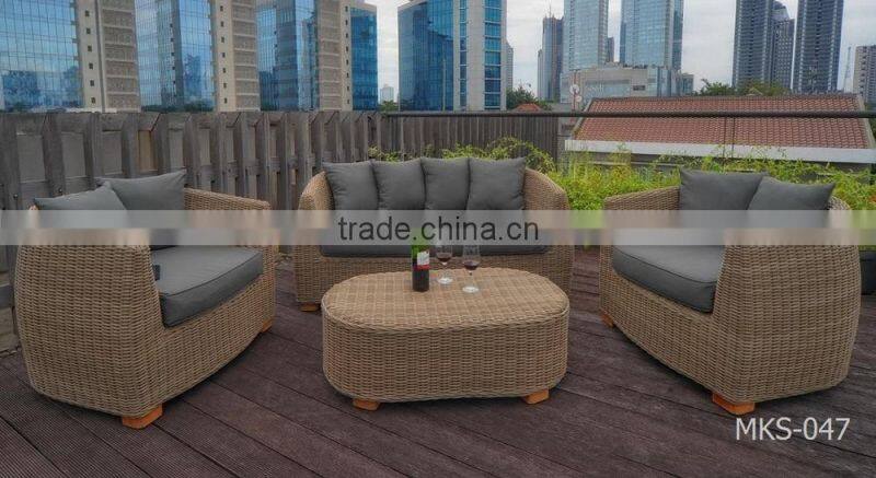 Synthetic rattan sofa set outdoor furniture