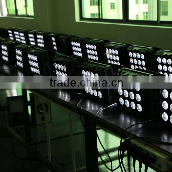Rechargeable battery power IP65 12pcs 6in1 Wireless dmx outdoor waterproof led par light