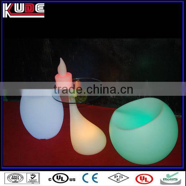 Hot sale LED illuminated bar furniture/LED sofa chair/LED drum stool