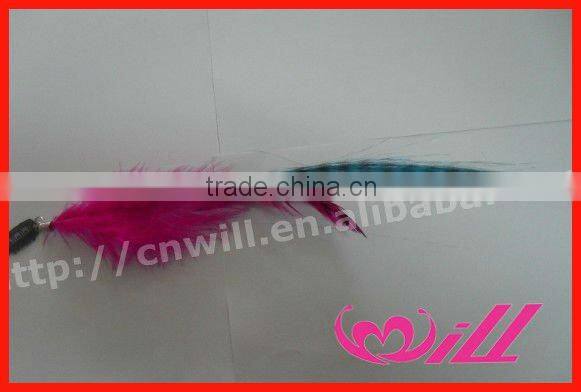 Fashion Long Grizzly Feather Hair Ostrich Feather Hair Clips Clip In Hair Extension Hair Accessories