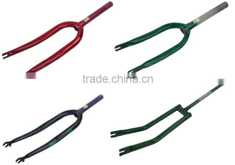 hot sale high quality competitive price colorful durable fixed gear aluminum alloy bicycle front forks bicycle parts