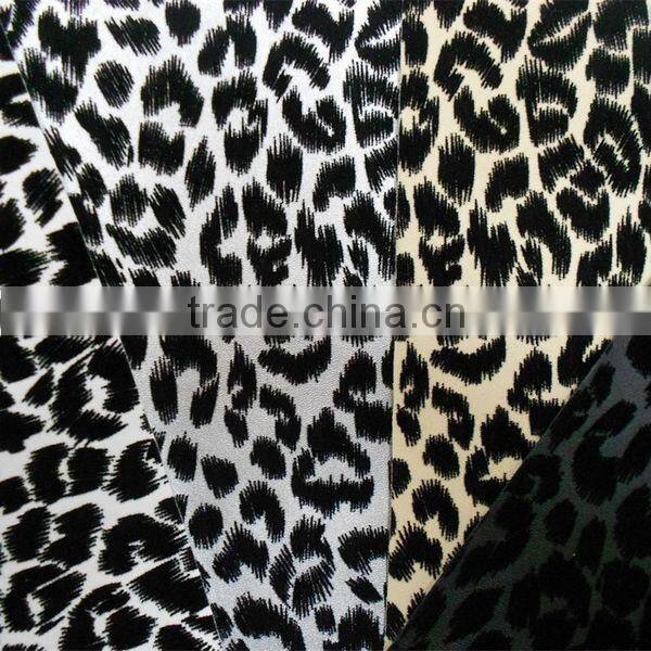 Flocked PU sofa zebra with soft hand-feeling