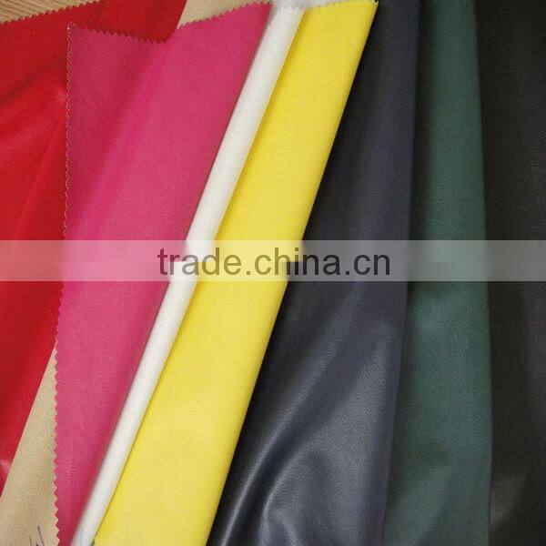 PU garment leather four side have tension