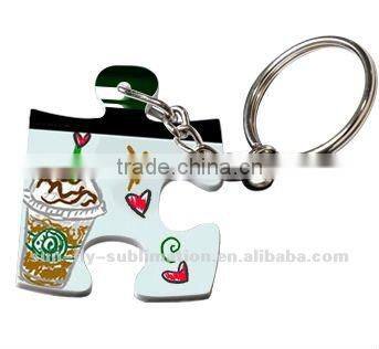 Sublimation Polymer keychain puzzle