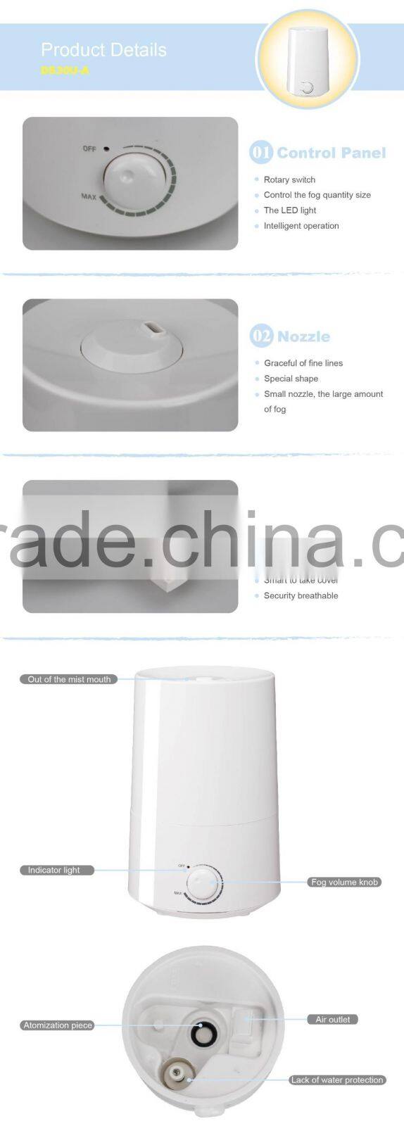1L/2L/3L Aroma ultrasonic Humidifier