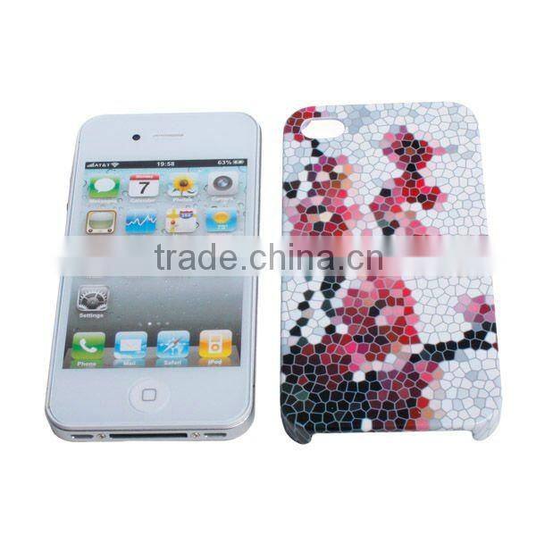 plum flower design cell phone cover for iphone 4
