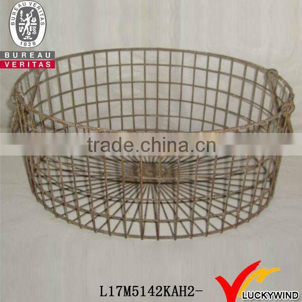 Functional durable vintage country style gardening flower basket