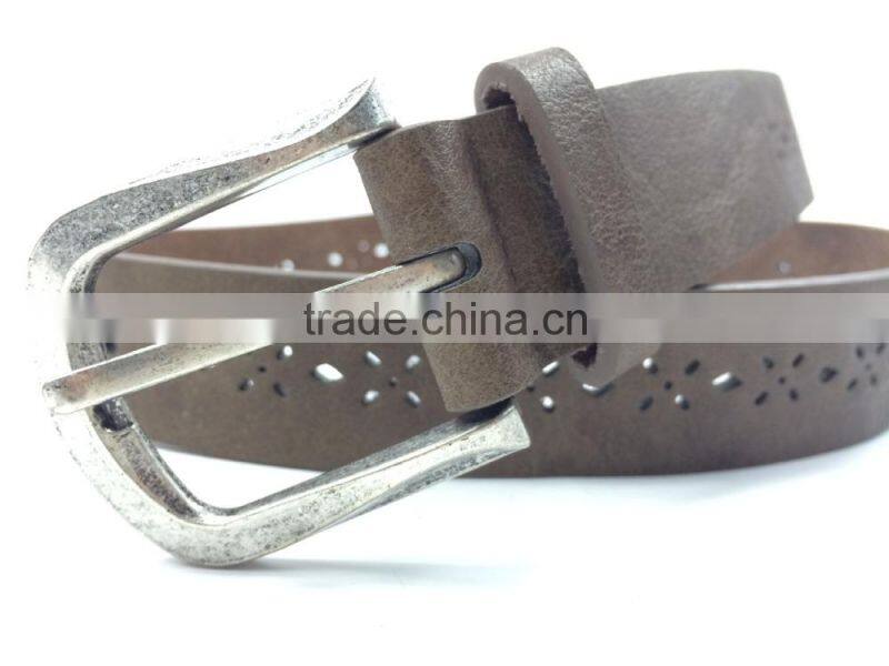 fashion perforated design for women jeans