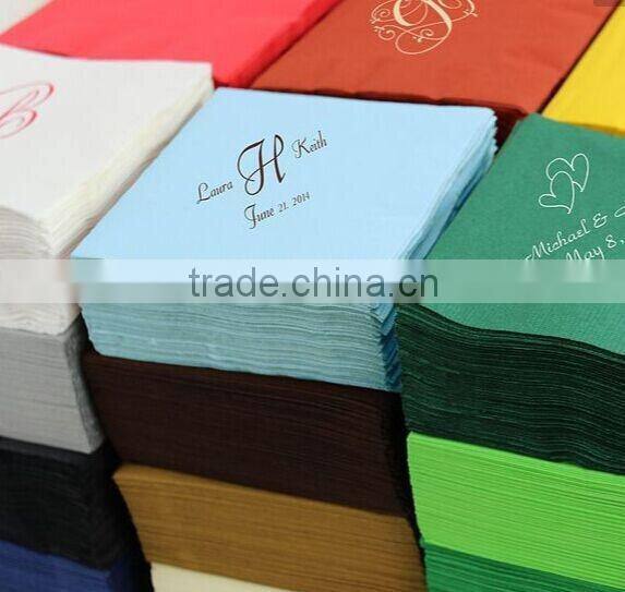 Eco-friendly square party paper napkin