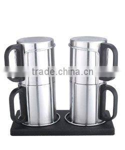 small mug sets 4pcs Stainless steel coffee mug set