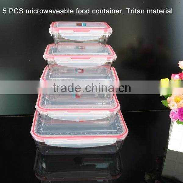 one on one Portable Microwave Safe Food Savers Food Storage Containers With Carrying Handle