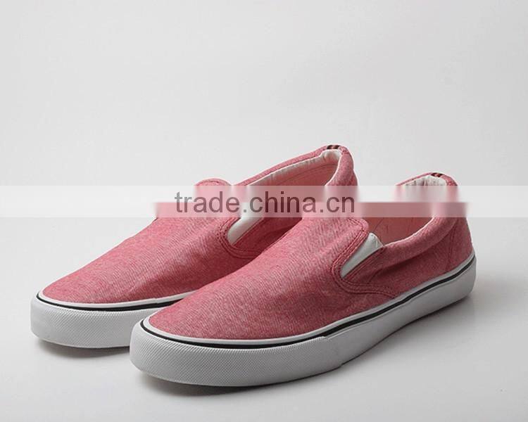 basic style vulcanized trainer slip on men sneakers low price canvas male shoes 2016