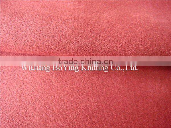 100% polyester knitted suede chair fabric