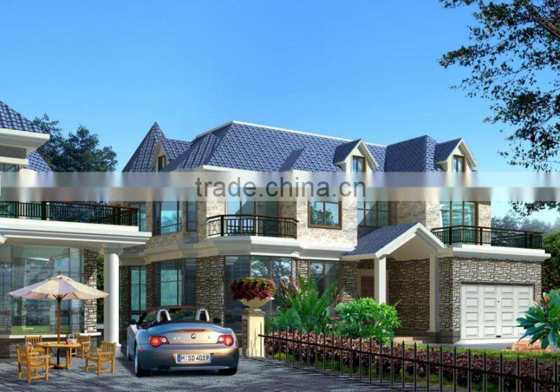 2016 latest luxury prefab villa house